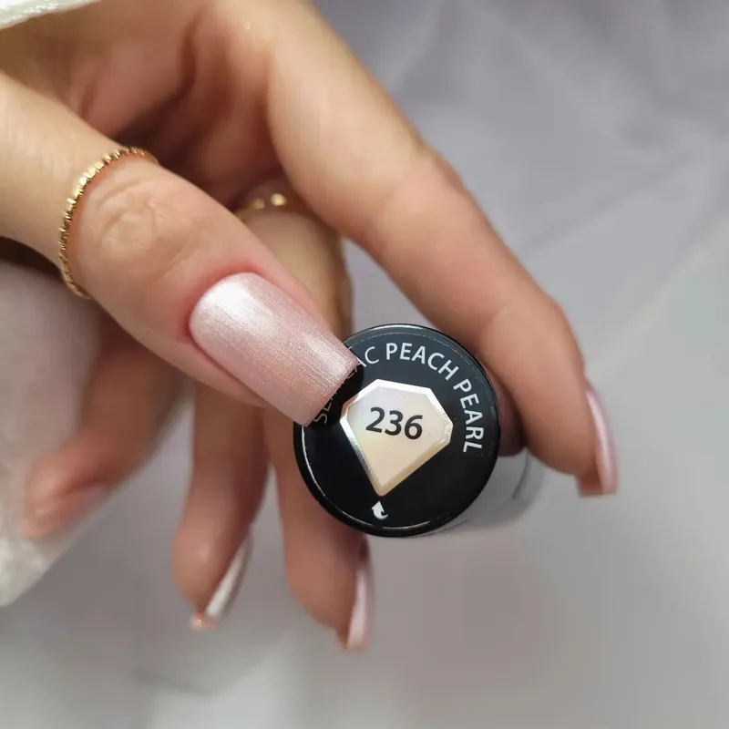 SEMILAC UV/LED Gél Lakk 7ml - 236 - HEMA FREE - Peach Pearl