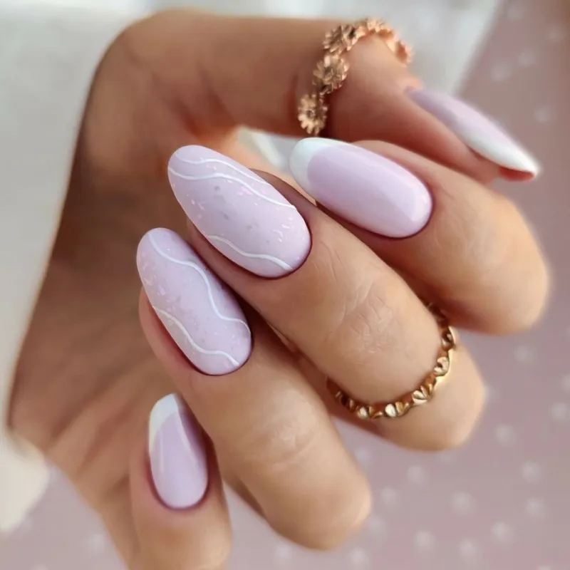 SEMILAC TOP - HEMA FREE - fixálásmentes Matte Violet Galaxy No.T27 7ML