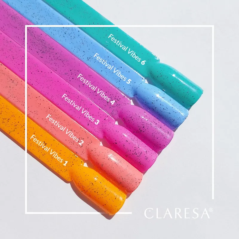 CLARESA UV/LED gél lakk 5g - Festival Vibes 5