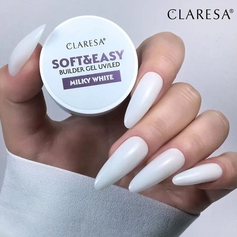 CLARESA Soft&Easy Builder Gél 45g - Milky White
