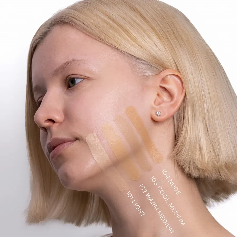 CLARESA Liquid Perfection 2in1 hidratáló és alapozó 34g No.101 Light