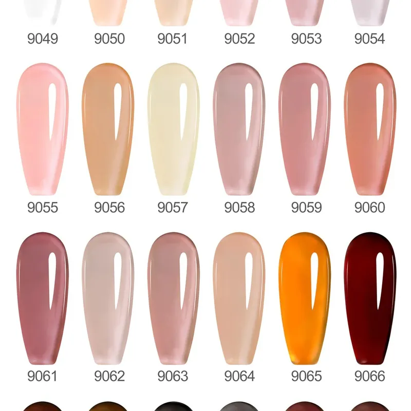 CANNI HEMA FREE UV/LED gél lakk szett (24db-os) No.CC3 Transparent series