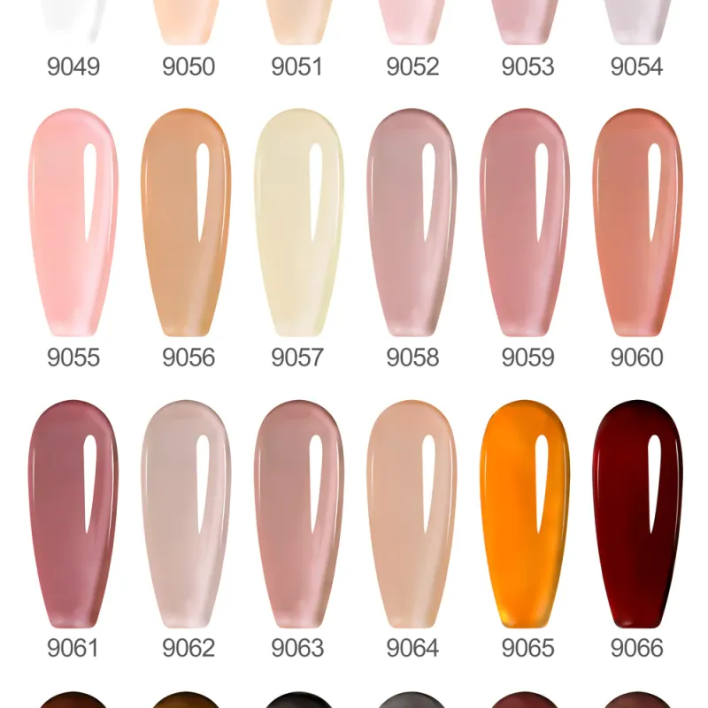 CANNI HEMA FREE UV/LED gél lakk szett (24db-os) No.CC3 Transparent series