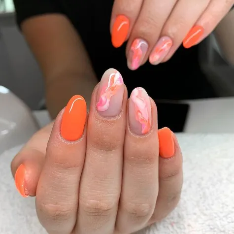 SEMILAC UV/LED Gél Lakk 7ml - 132 - Orange Lollipop