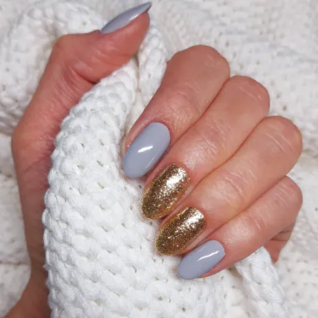 SEMILAC UV/LED Gél Lakk 7ml - 037 - Gold Disco