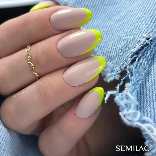 SEMILAC UV/LED Gél Lakk 7ml - 040 - Canary Green