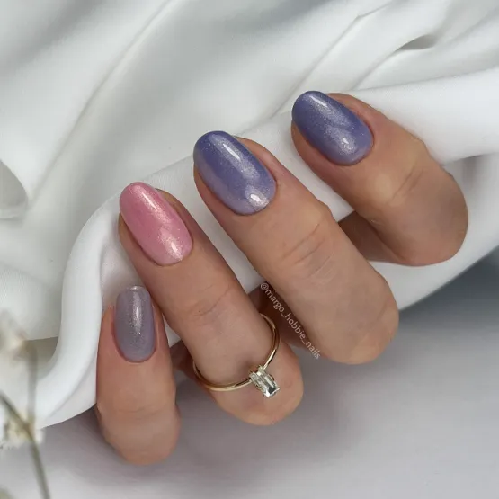 SEMILAC UV/LED Gél Lakk 7ml - 379 - HEMA FREE - Shimmer Stone Saphirre