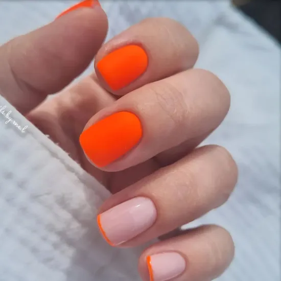 SEMILAC UV/LED Gél Lakk 7ml - 446 - HEMA FREE - YOLO Orange