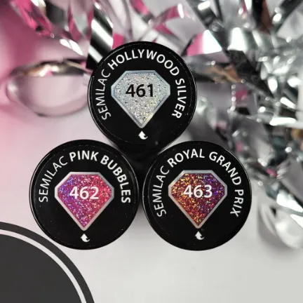 SEMILAC UV/LED Gél Lakk 7ml - 463 - HEMA FREE - Royal Grand Prix