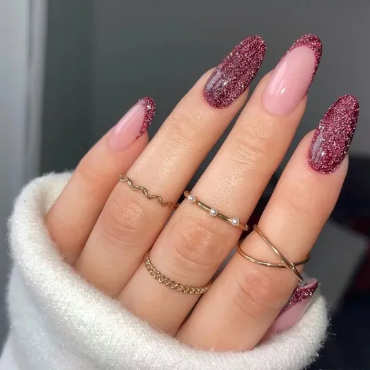 SEMILAC UV/LED Gél Lakk 7ml - 393 - HEMA FREE - Sparkling Black Cherry