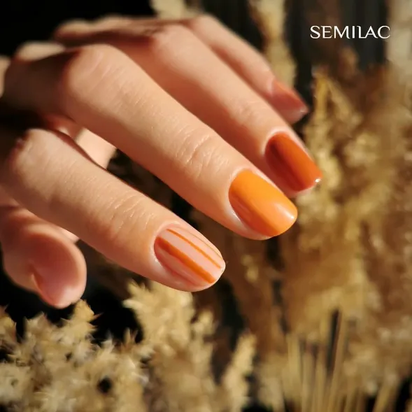 SEMILAC UV/LED Gél Lakk 7ml - 417 - HEMA FREE - Safari Sunset