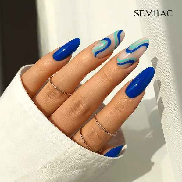 SEMILAC UV/LED Gél Lakk 7ml - 389 - HEMA FREE - Coconut Ice Cream