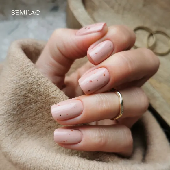 SEMILAC TOP - HEMA FREE - fixálásmentes Terrazzo No.T24 7ML