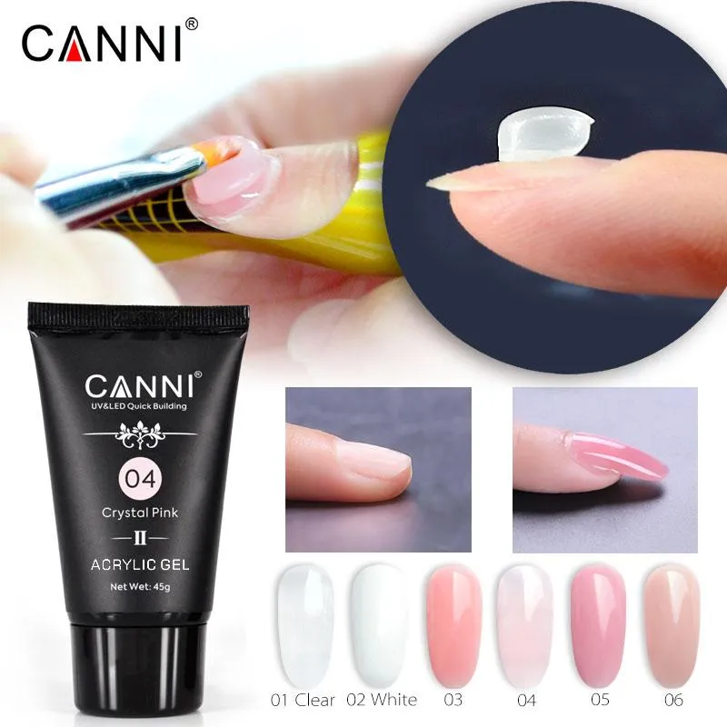 CANNI Akril Gél - HEMA FREE - 45g - No.01 Clear