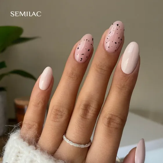 SEMILAC UV/LED Gél Lakk 7ml - 413 - HEMA FREE - Desert Ivory