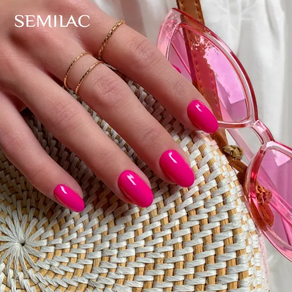 SEMILAC UV/LED Gél Lakk 7ml - 121 - Ruby Charm