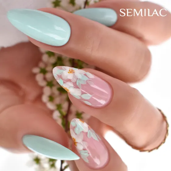 SEMILAC UV/LED Gél Lakk 7ml - 387 - Mint Refresh