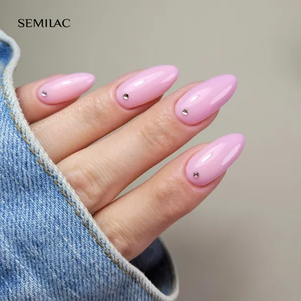 SEMILAC UV/LED Gél Lakk 7ml - 582 - HEMA FREE - Natural Rose