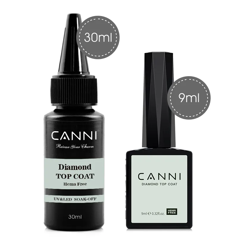 CANNI - HEMA FREE - Diamond Top gel fényzselé 30ml - utántöltő