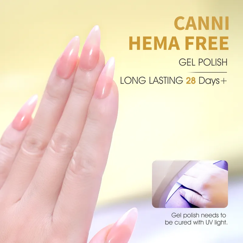 CANNI HEMA FREE UV/LED gél lakk 9ml No.9055