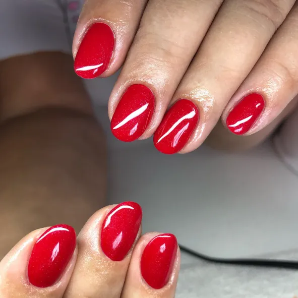 SEMILAC UV/LED Gél Lakk 7ml - 025 - Glitter Red