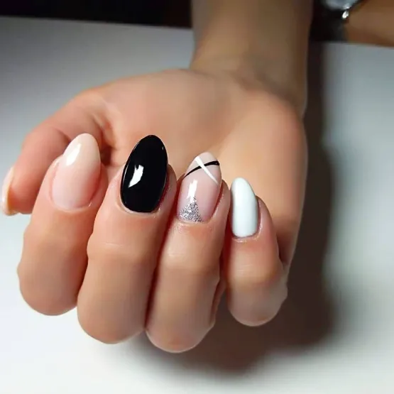 SEMILAC UV/LED Gél Lakk 7ml - 031 - Black Diamond