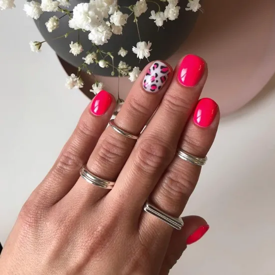 SEMILAC UV/LED Gél Lakk 7ml - 042 - Neon Raspberry