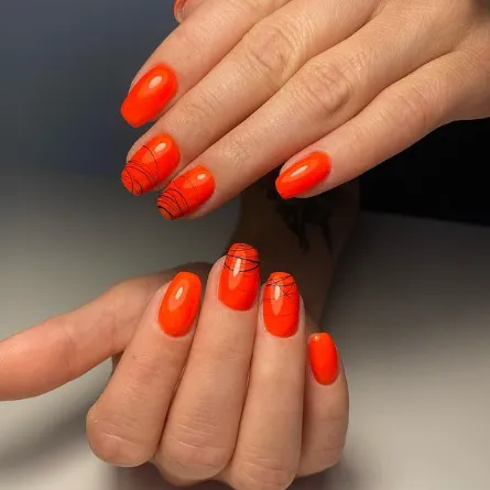 SEMILAC UV/LED Gél Lakk 7ml - 045 - Electric Orange