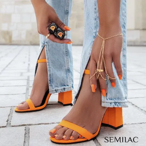 SEMILAC UV/LED Gél Lakk 7ml - 045 - Electric Orange