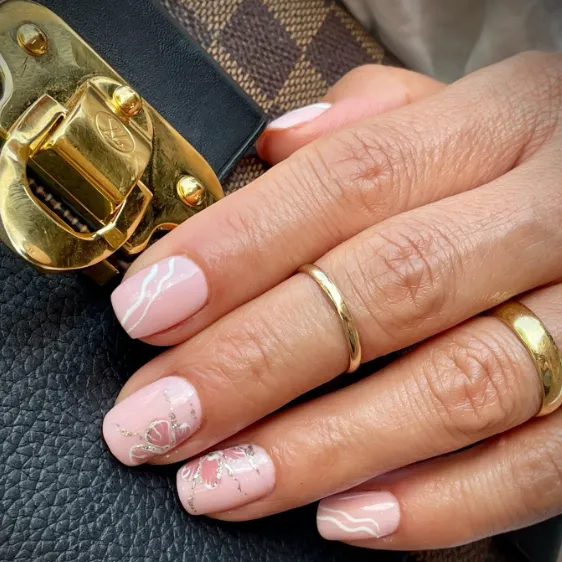 SEMILAC UV/LED Gél Lakk 7ml - 054 - Pale Peach Glow