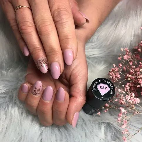 SEMILAC UV/LED Gél Lakk 7ml - 057 - Nude Beige Rose