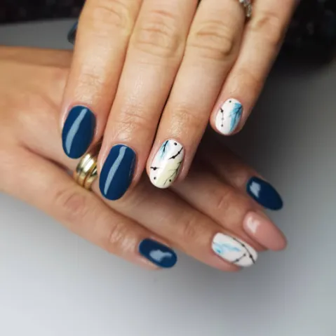 SEMILAC UV/LED Gél Lakk 7ml - 074 - Prussian Blue