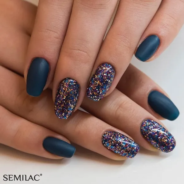 SEMILAC UV/LED Gél Lakk 7ml - 074 - Prussian Blue