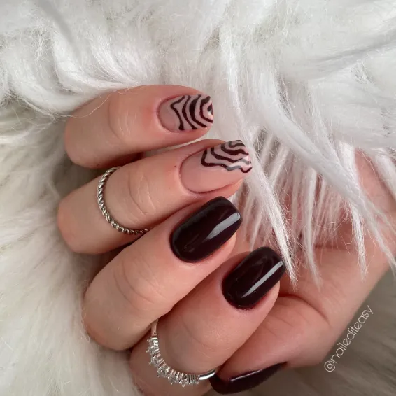 SEMILAC UV/LED Gél Lakk 7ml - 076 - Black Coffee