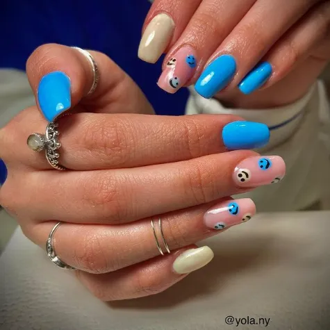 SEMILAC UV/LED Gél Lakk 7ml - 084 - Denim Blue