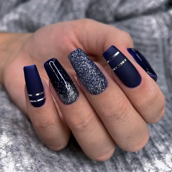 SEMILAC UV/LED Gél Lakk 7ml - 088 - Blue Ink