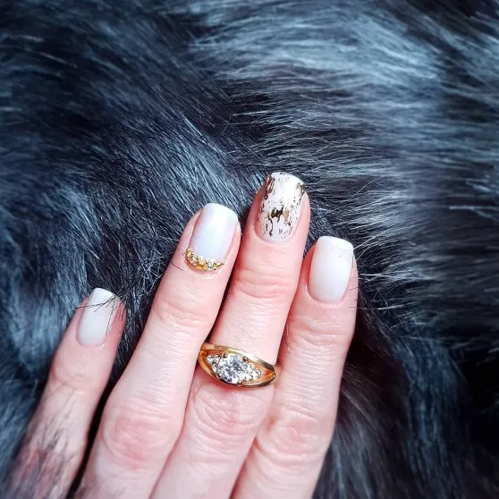 SEMILAC UV/LED Gél Lakk 7ml - 091 - Glitter Milk