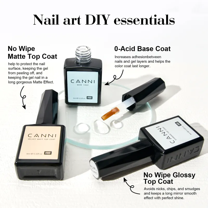 CANNI HEMA FREE UV/LED gél lakk szett (24db-os) No.CC1