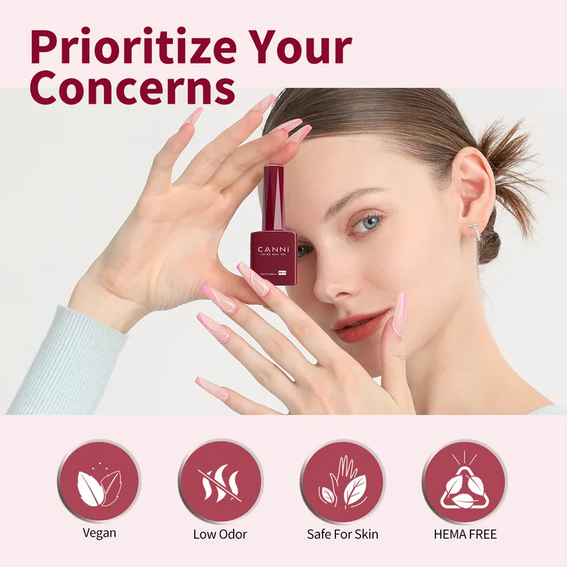 CANNI HEMA FREE UV/LED gél lakk 9ml No.9013