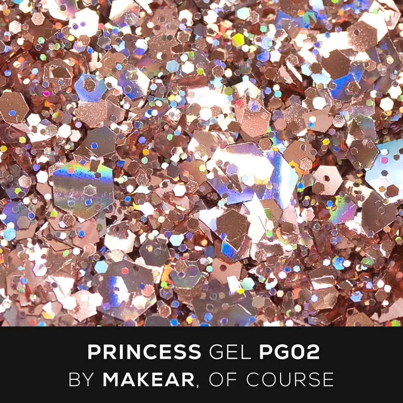 MAKEAR Princess Gel 5ml -  PG02 Rosegold
