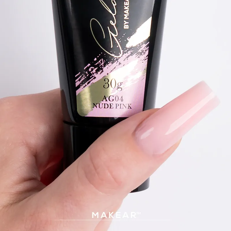 MAKEAR Poly Gel 60g - AG04 - Nude Pink