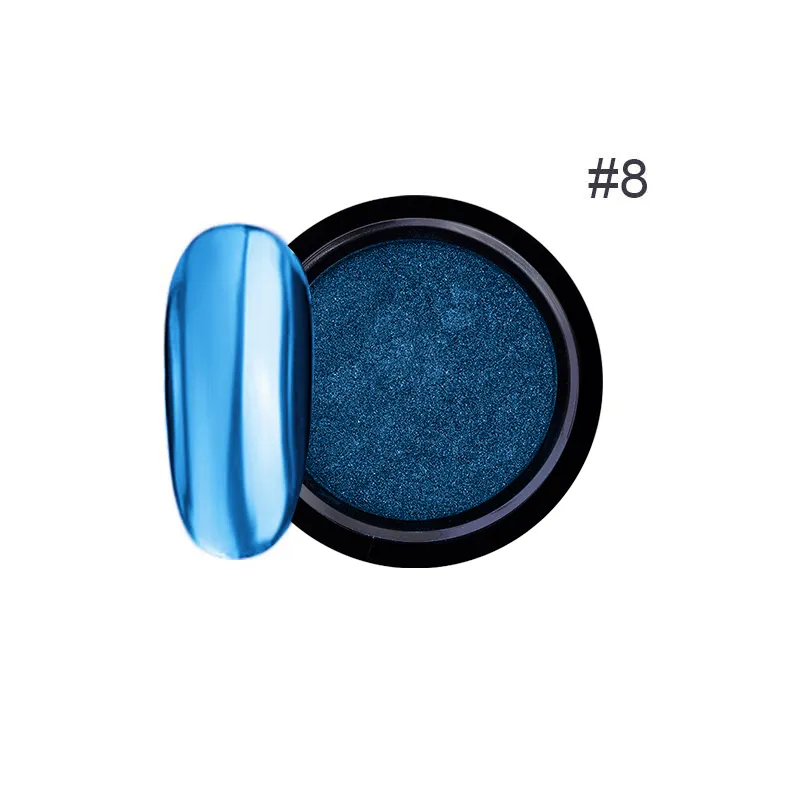 Born Pretty - Mirror Powder krómpor 0.3-0.4g - No.08 - türkiz