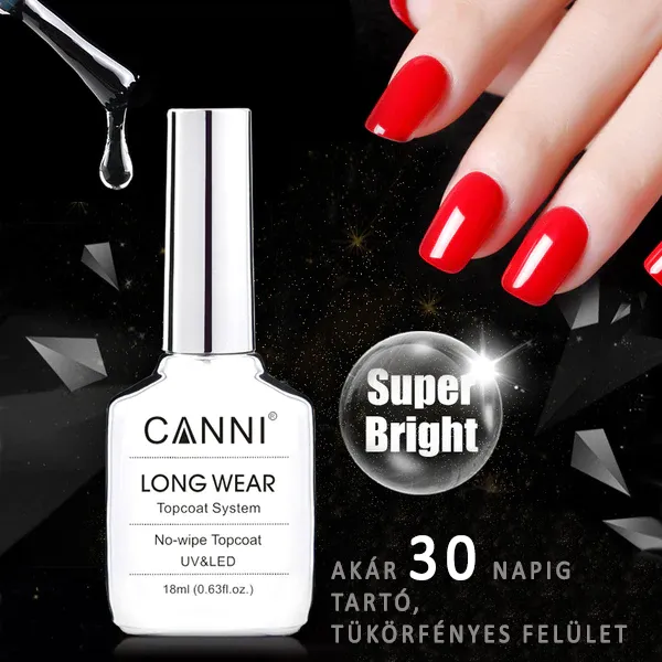 CANNI - Long Wear Diamond fényzselé 18 ml