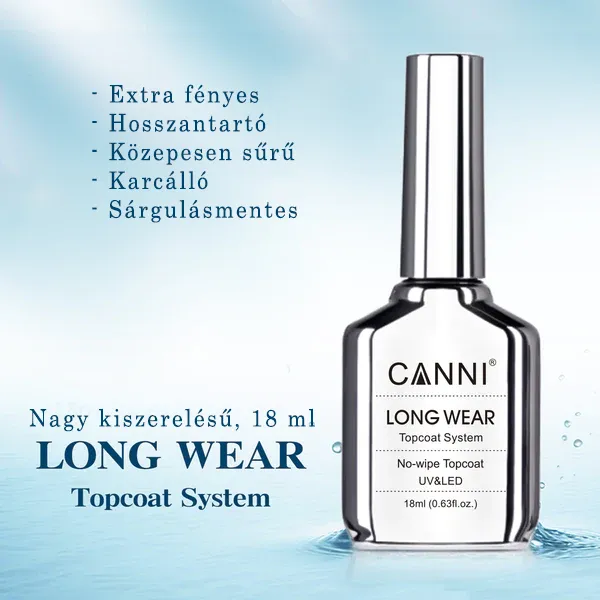 CANNI - Long Wear Diamond fényzselé 18 ml