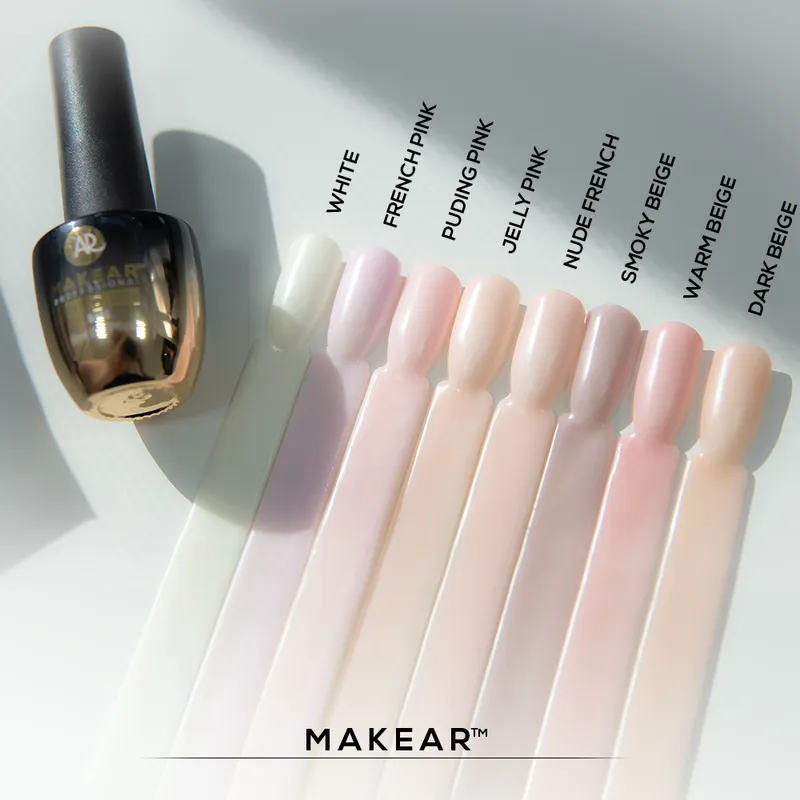 MAKEAR Nude Rubber Base 8ml - NRB03 Pudding Pink