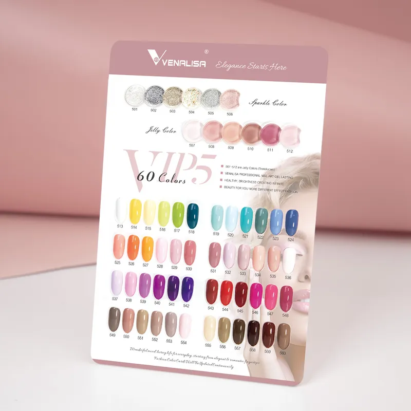 Venalisa VIP5 UV/LED Gél Lakk szett- Teljes szett - 60 db szín