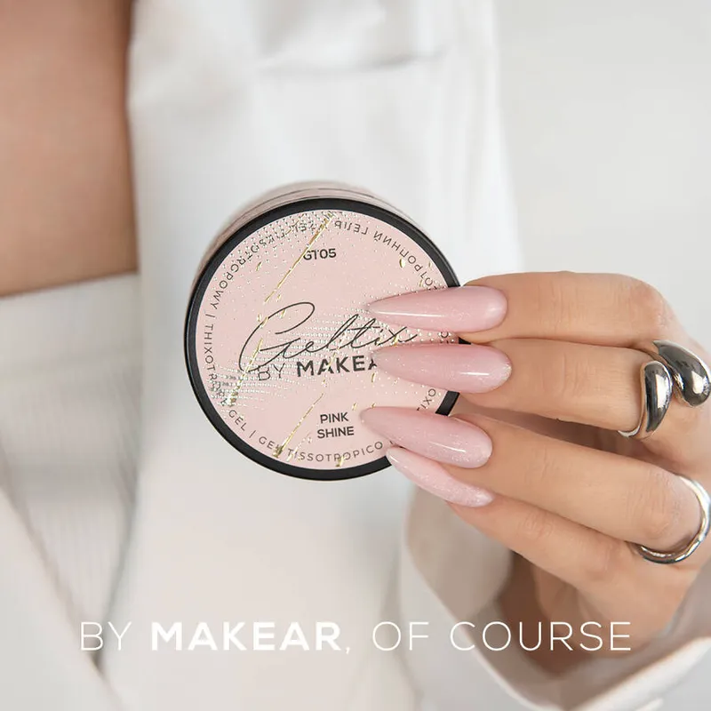 MAKEAR Geltix Builder Gel No.GT05 Pink Shine 15ml
