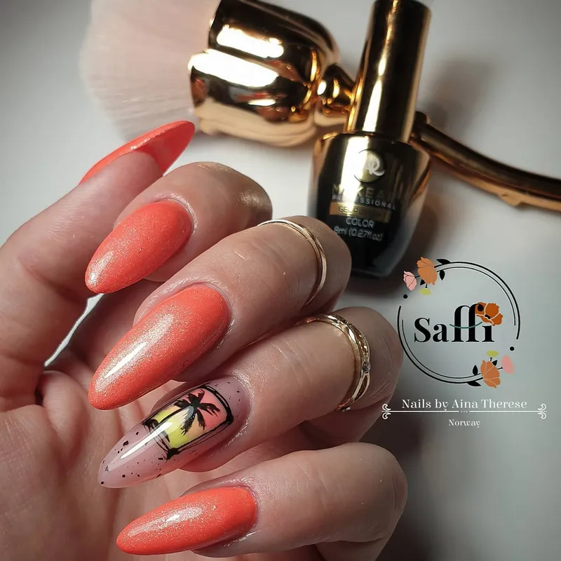 MAKEAR Glitter Neon Gel Polish 8ml No.NG03 Bora Bora Neoshine