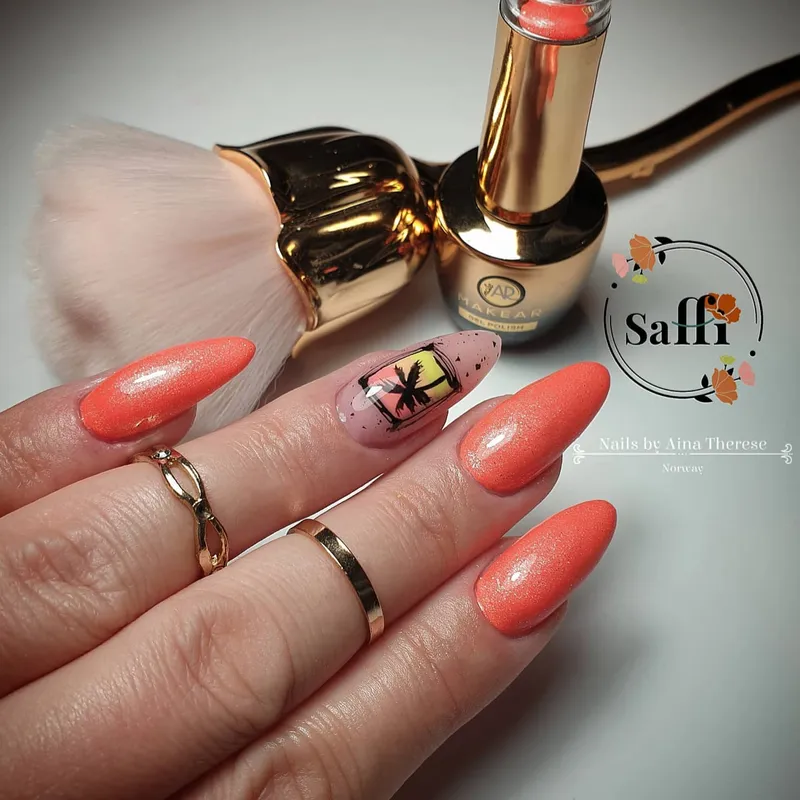 MAKEAR Glitter Neon Gel Polish 8ml No.NG03 Bora Bora Neoshine