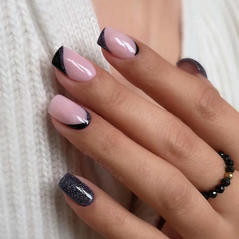 SEMILAC UV/LED Gél Lakk 7ml - 399 - HEMA FREE - Dark & Spark